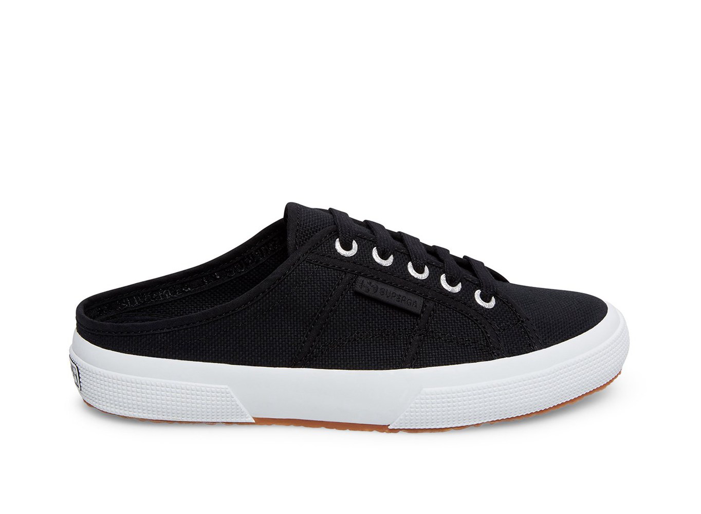 Slip On Feminino Pretas - Superga 2402 Cotw - YGAQP-1530